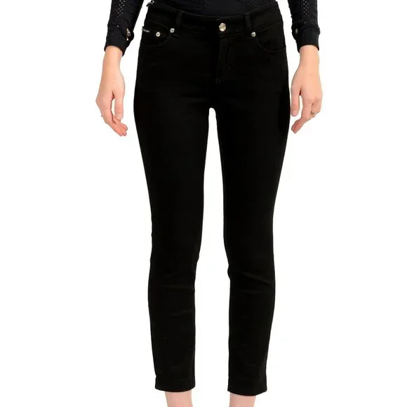 Jean Dolce & Gabbana Taille 36 - Coupe Boyfriend Bleu - 100% Coton - Neuf Avec étiquettes